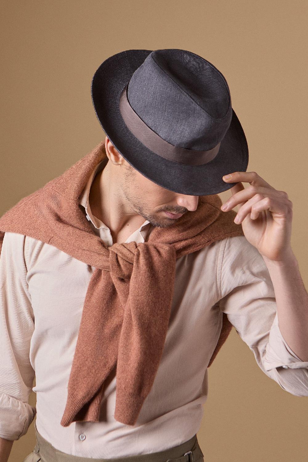 Lock & Co Hatters Rio Dark Grey Trilby