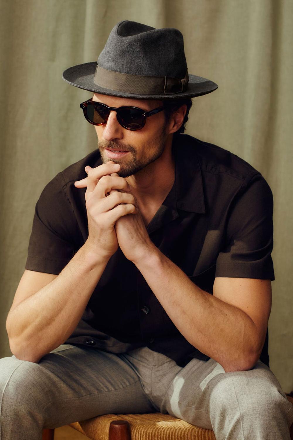 lock & co hatters Rio Dark Grey Trilby