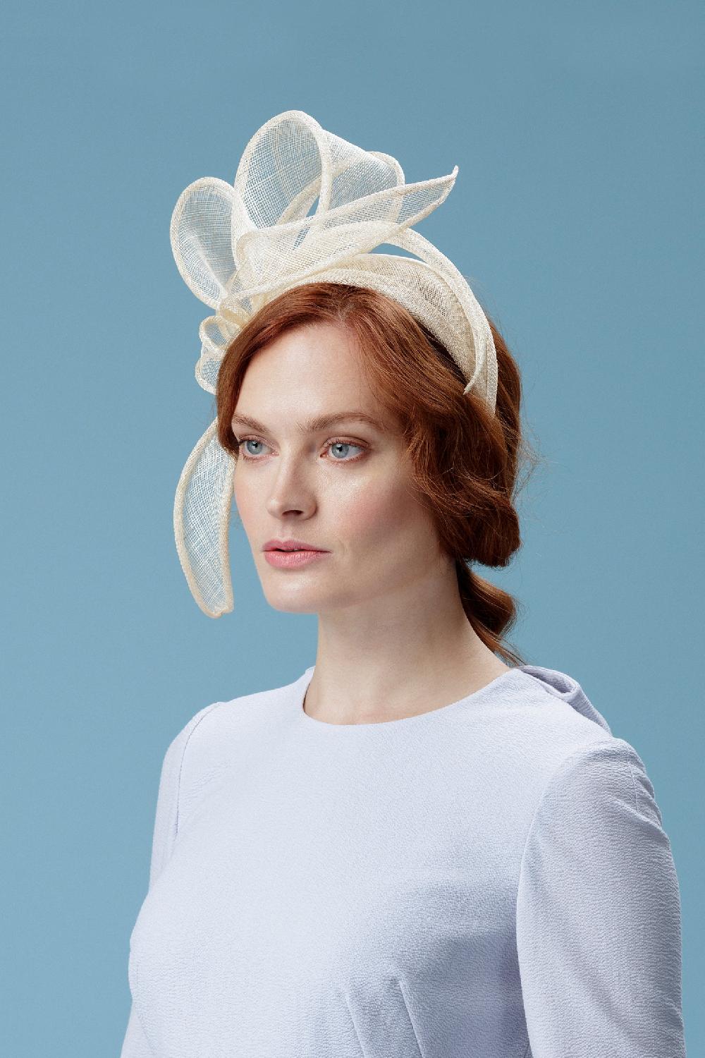 lock & co hatters Rosemary Sinamay Natural Headband