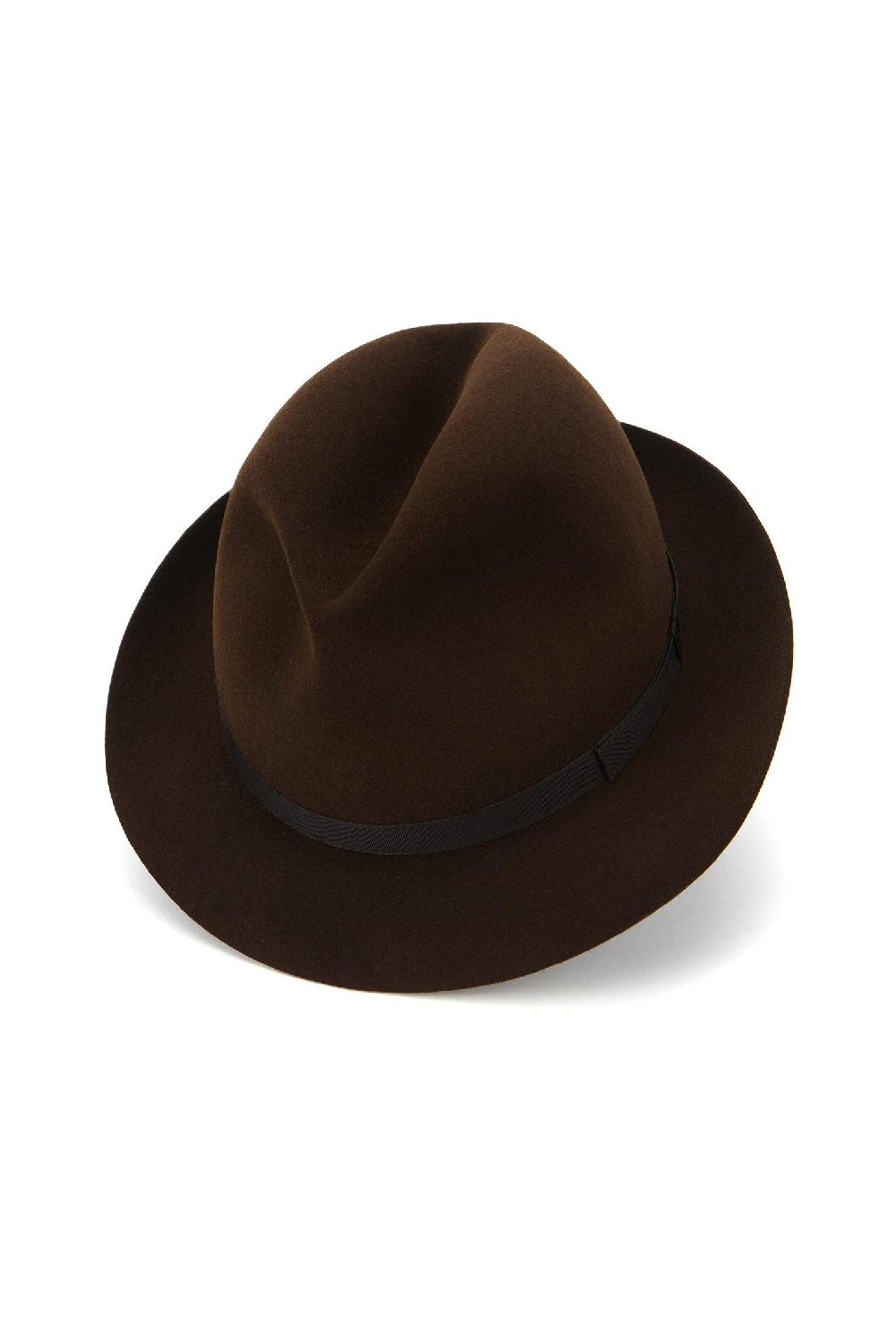 Lock & Co Hatters Sandown Brown Felt Trilby