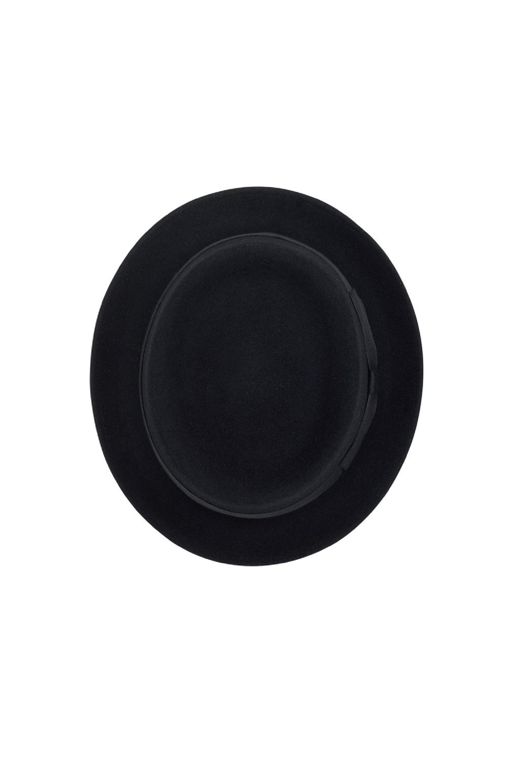 Lock & Co Hatters Sinatra Porkpie Black Felt Hat