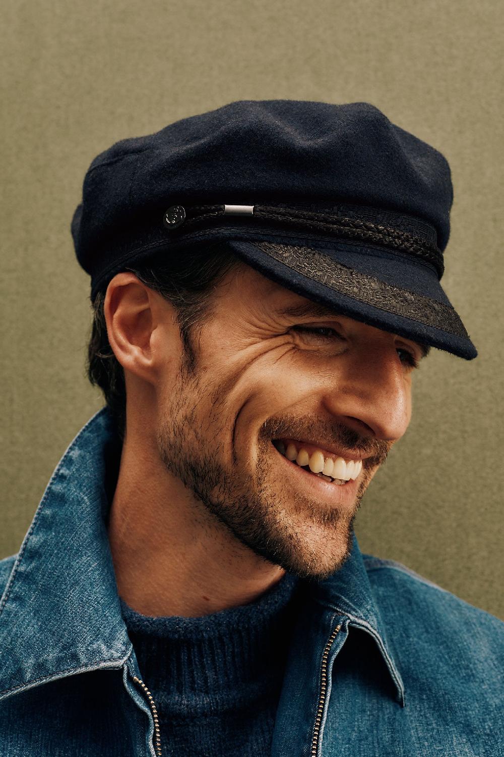 Lock & Co Hatters Skipper Unisex Wool Cap