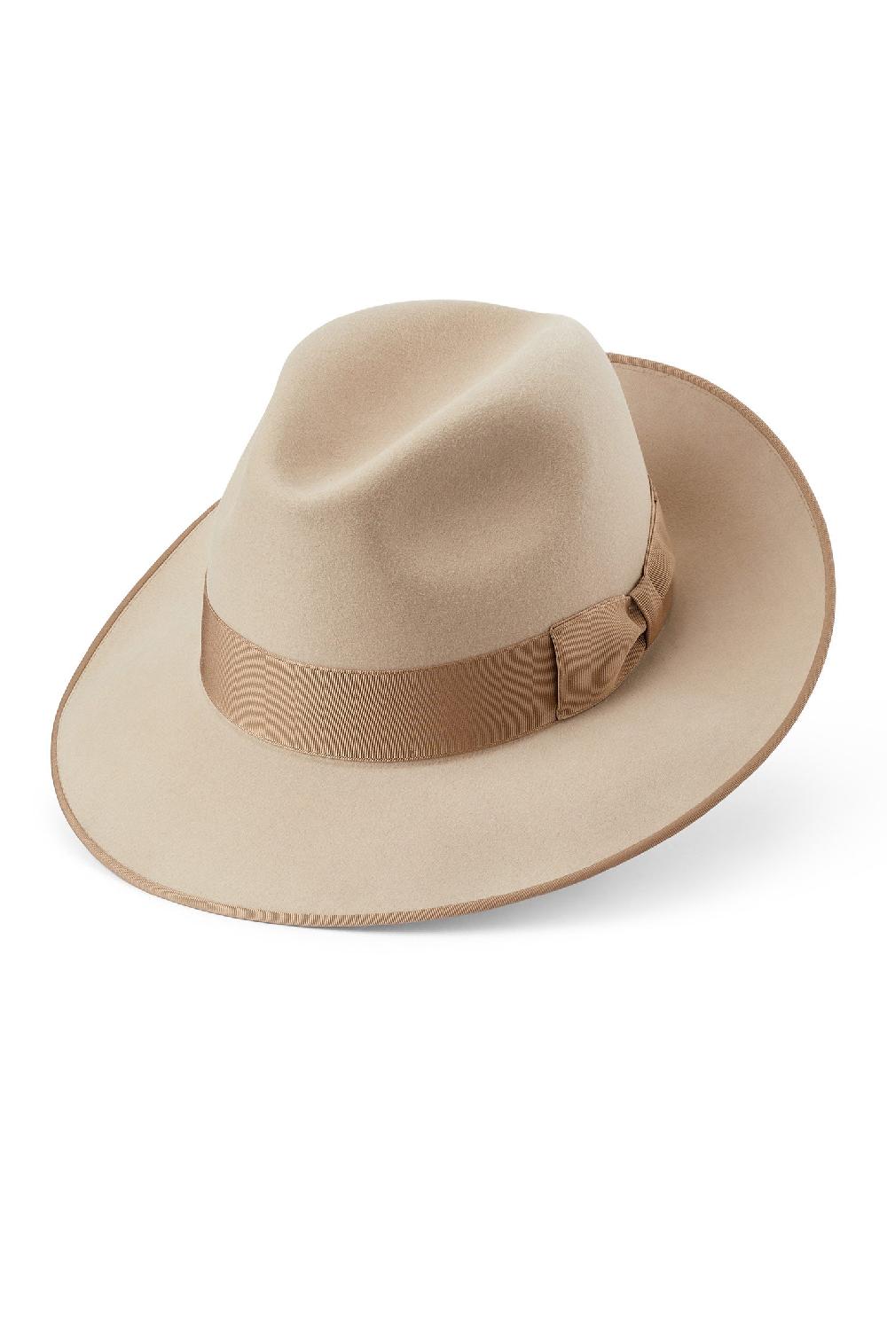 Lock & Co Hatters St James's Beige Felt Fedora