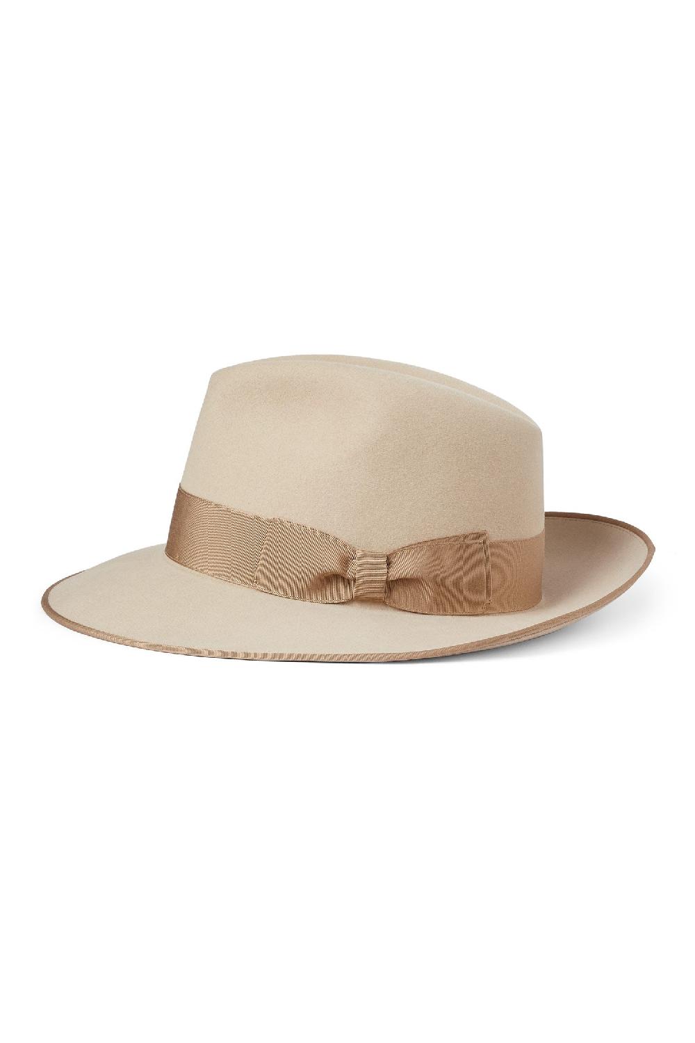 Lock & Co Hatters St James's Beige Felt Fedora