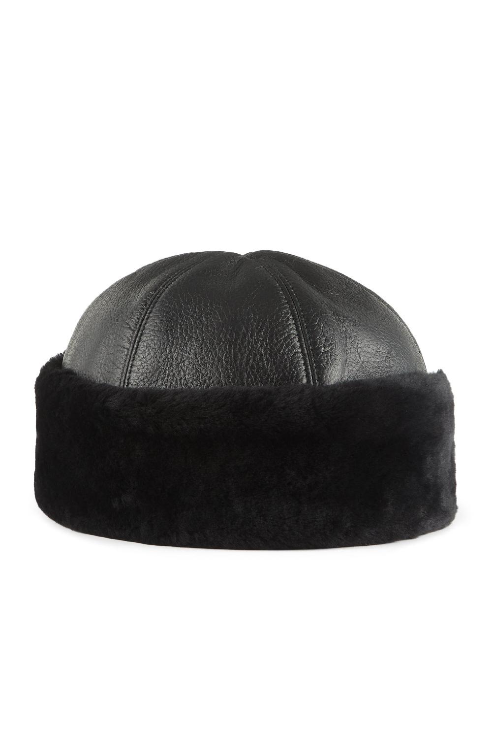 Lock & Co Hatters Stowe Black Shearling Hat