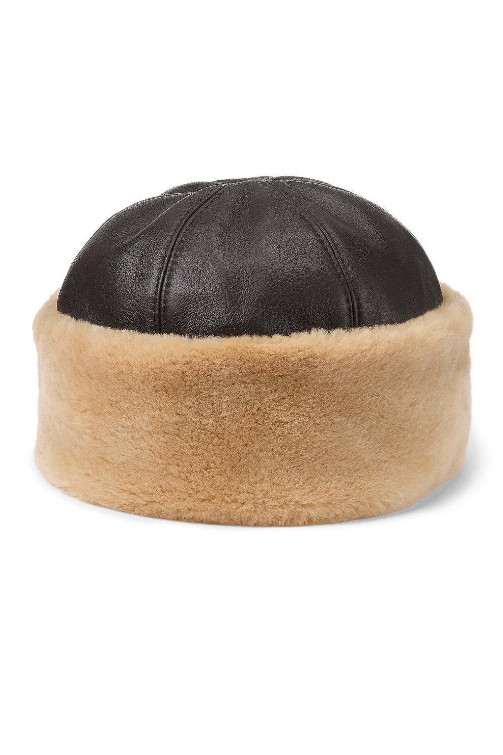Lock & Co Hatters Stowe Dark Brown Shearling Hat