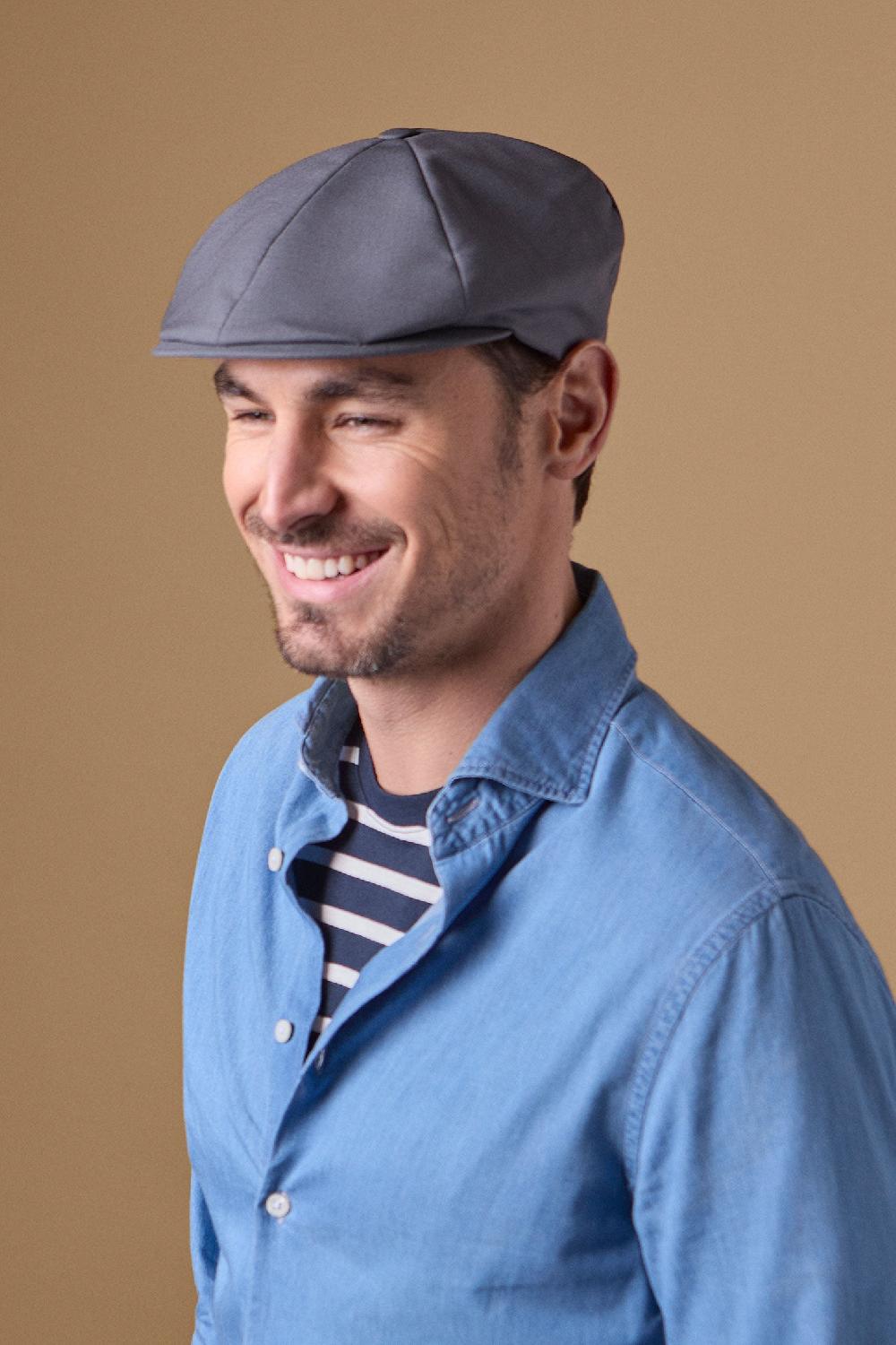 lock & co hatters Tahoe Grey Bakerboy Cap