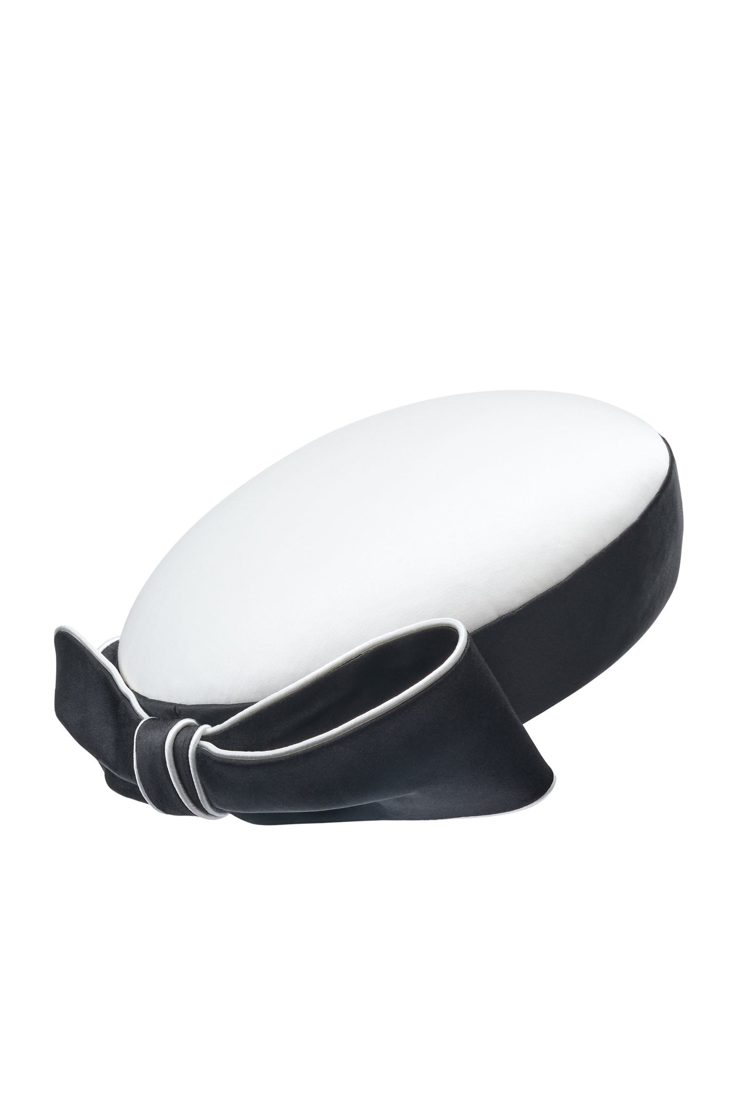 Lock & Co Hatters Taurus Black And White Pillbox