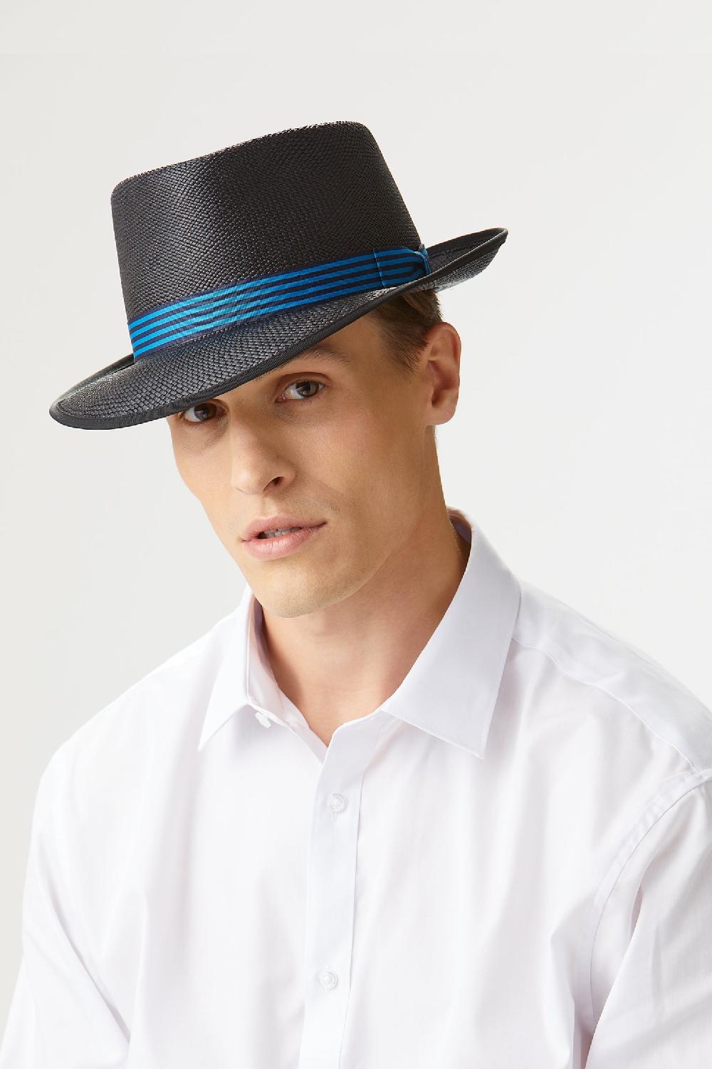 lock & co hatters The Stoke Black Panama