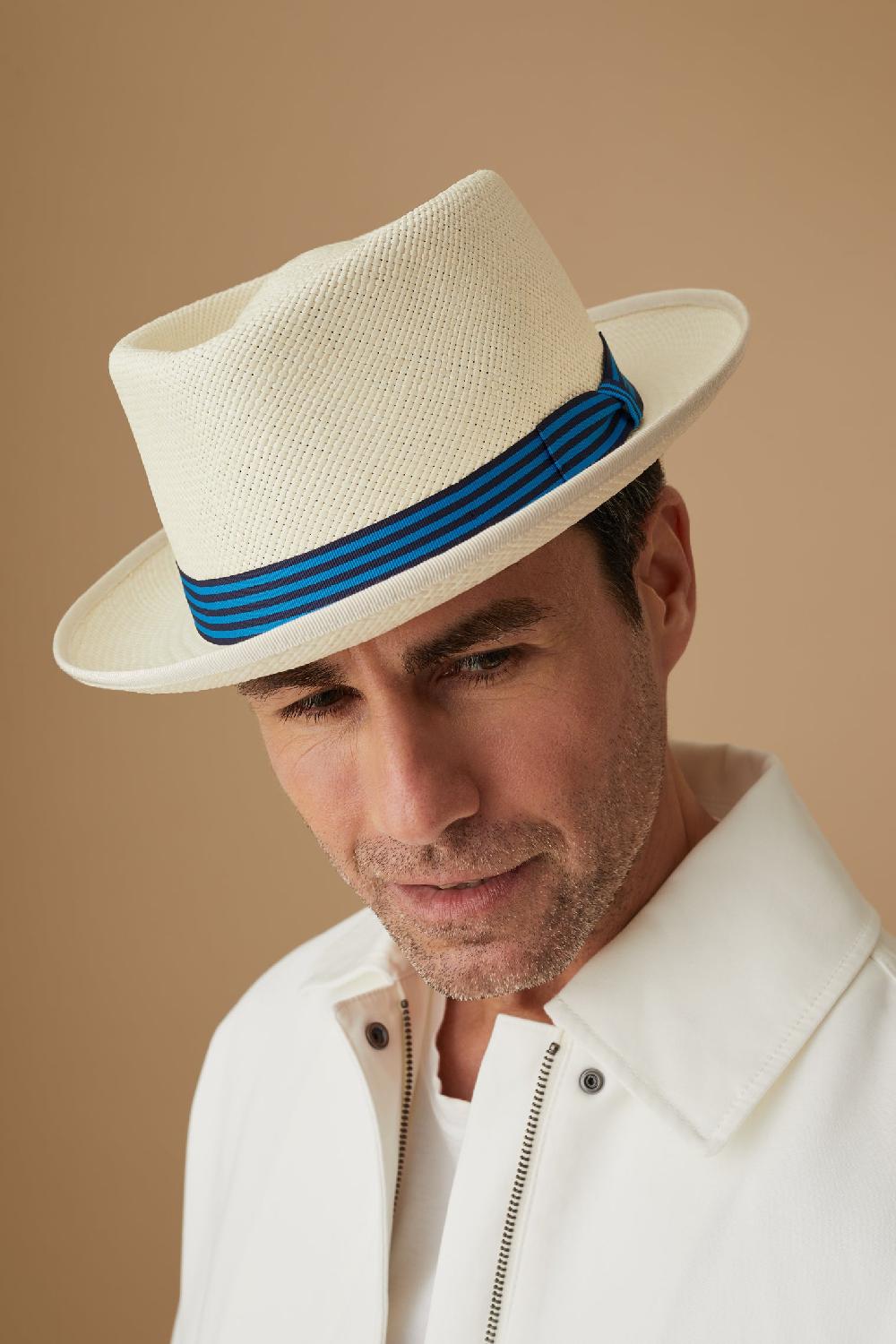 lock & co hatters The Stoke White Panama hat