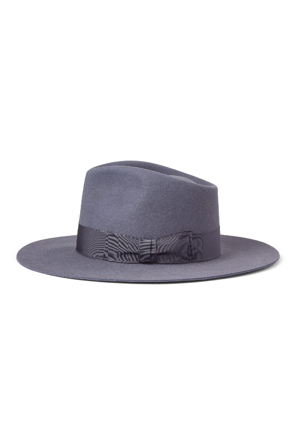 Lock & Co Hatters Toni Blue Felt Fedora Hat