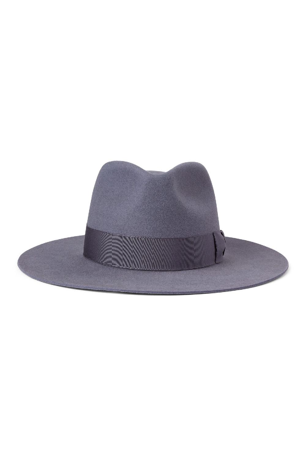 Lock & Co Hatters Toni Blue Felt Fedora Hat