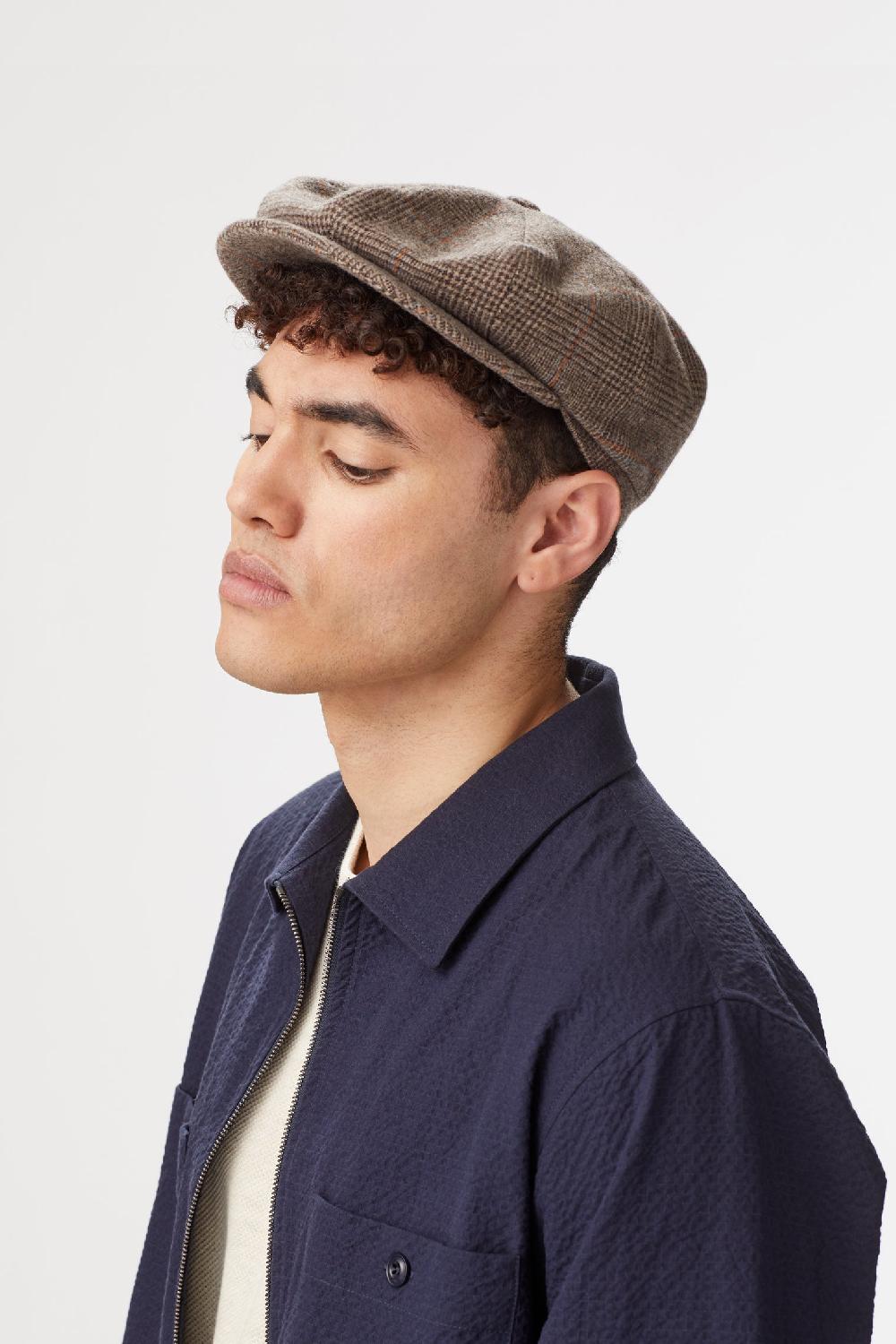 lock & co hatters Tremelo Escorial Wool Bakerboy Cap