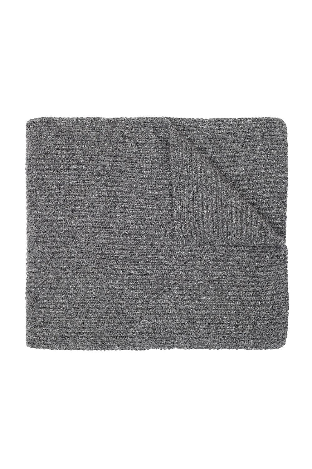 Lock & Co Hatters Unisex Scarf In Knitted Cashmere