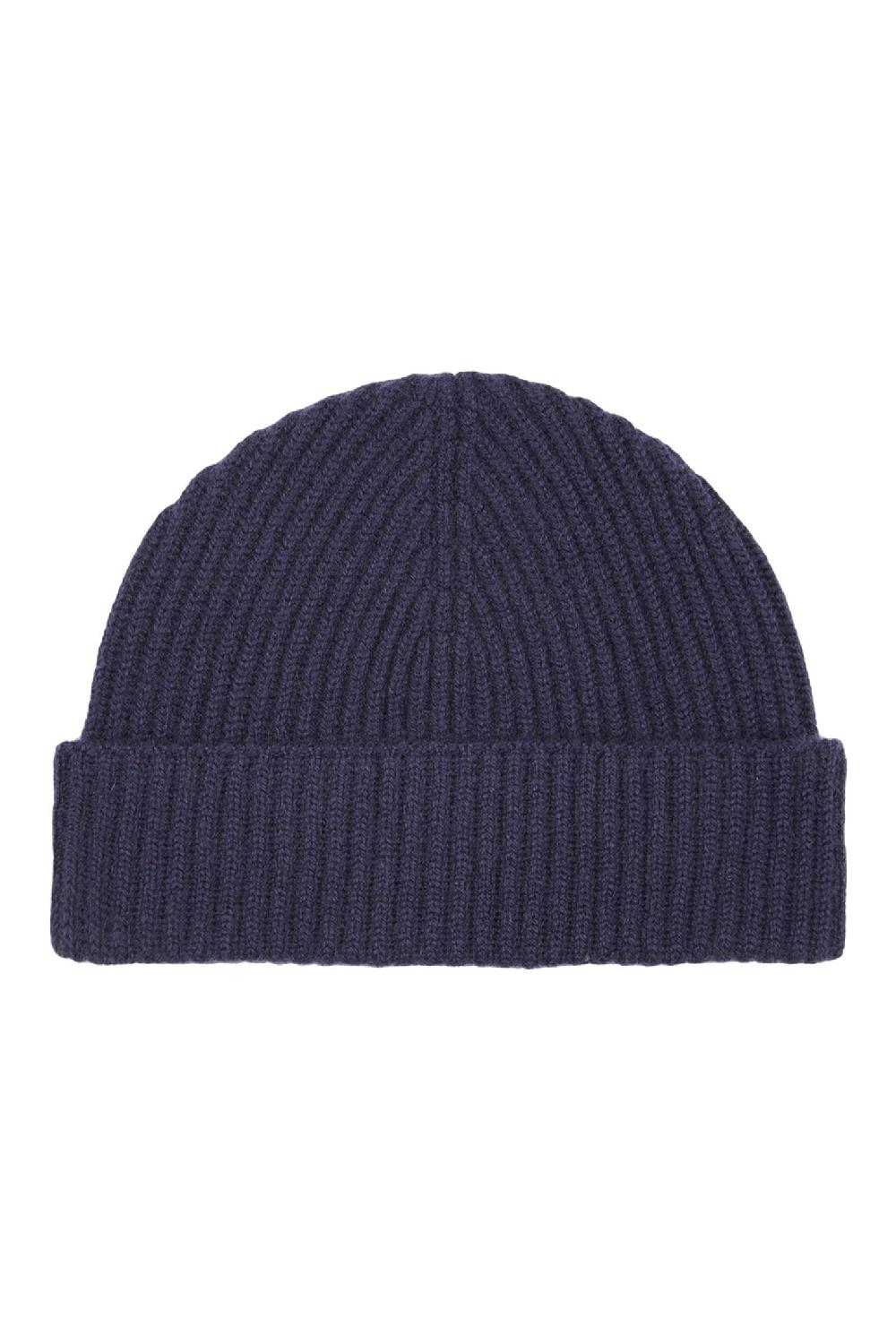 lock & co hatters Unisex Ski Beanie In Blue Cashmere