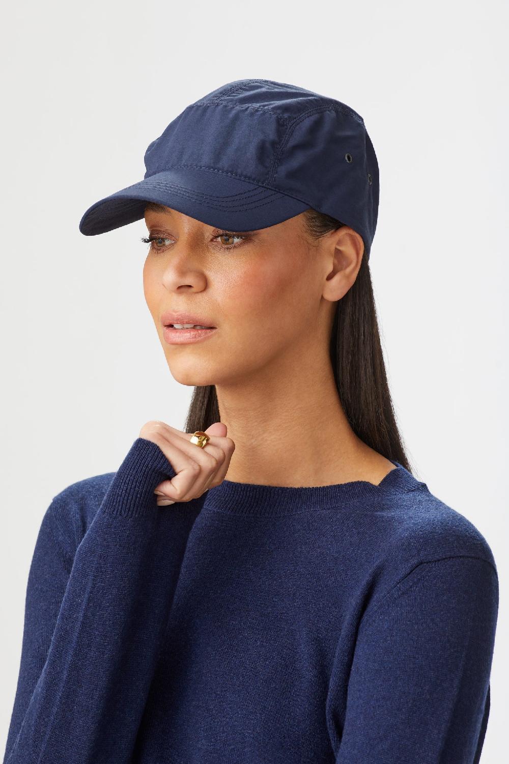 Lock & Co Hatters UPF40 Scout Navy Baseball Cap