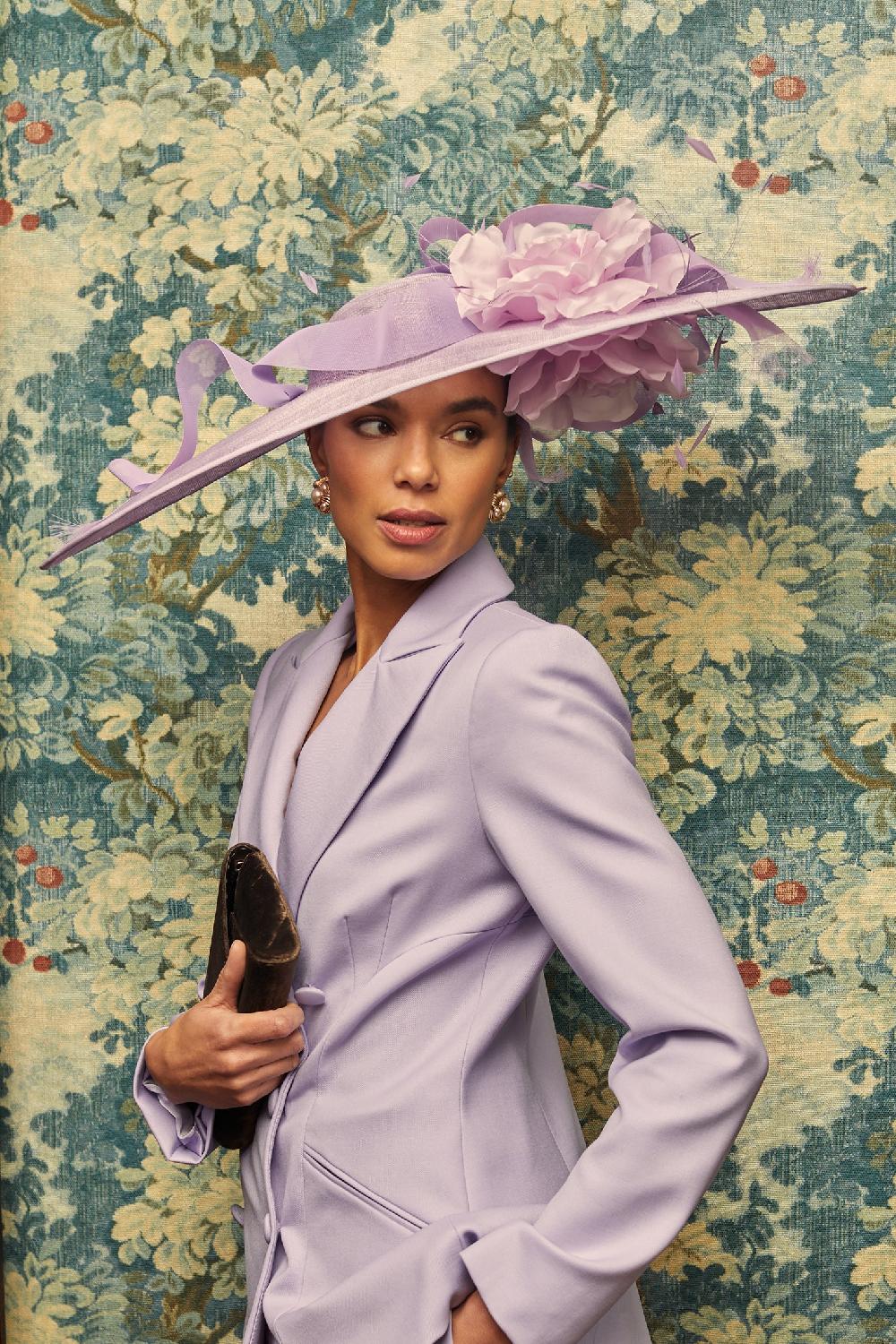 Lock & Co Hatters Vanilla Lilac Slice Hat