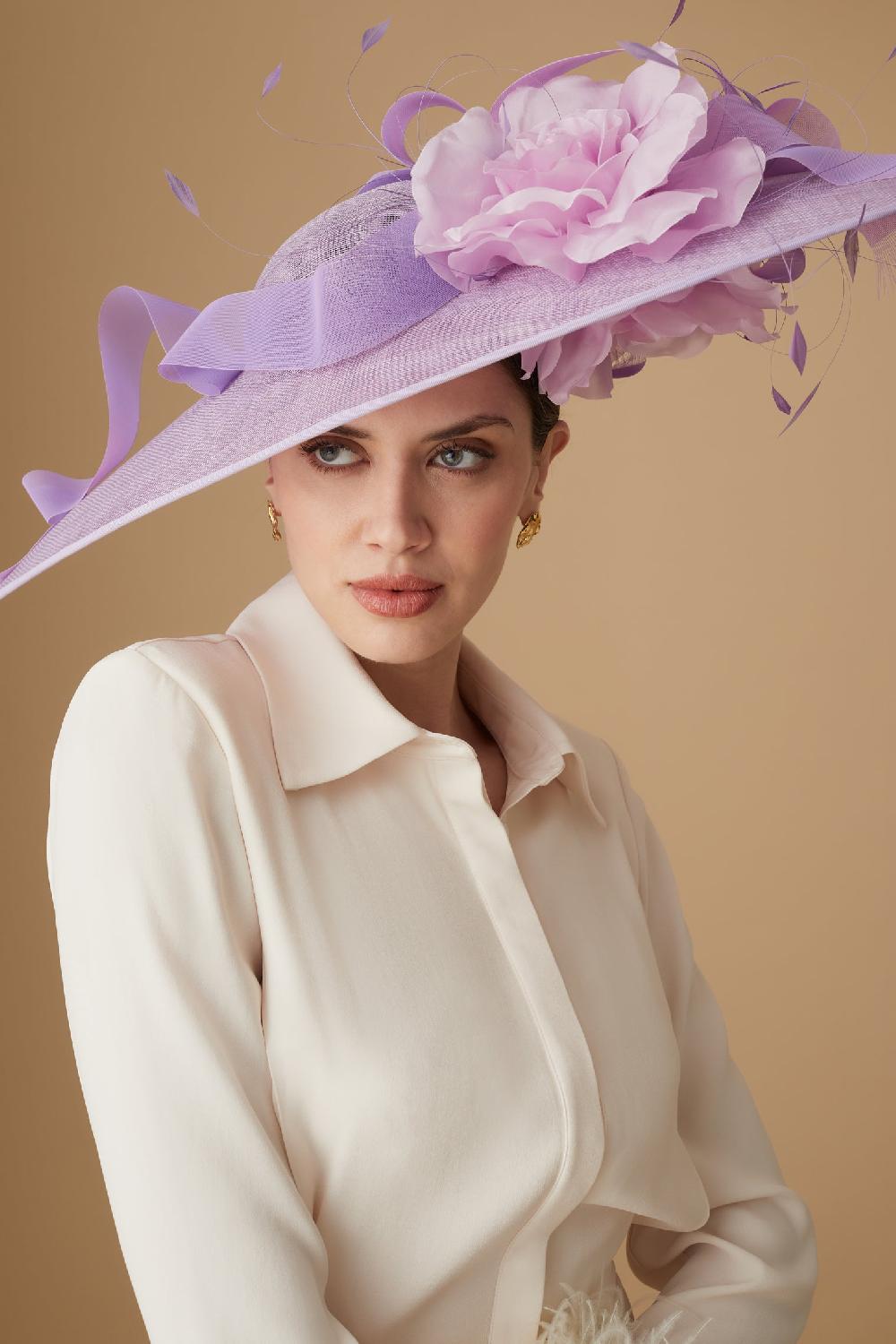 lock & co hatters Vanilla Lilac Slice Hat