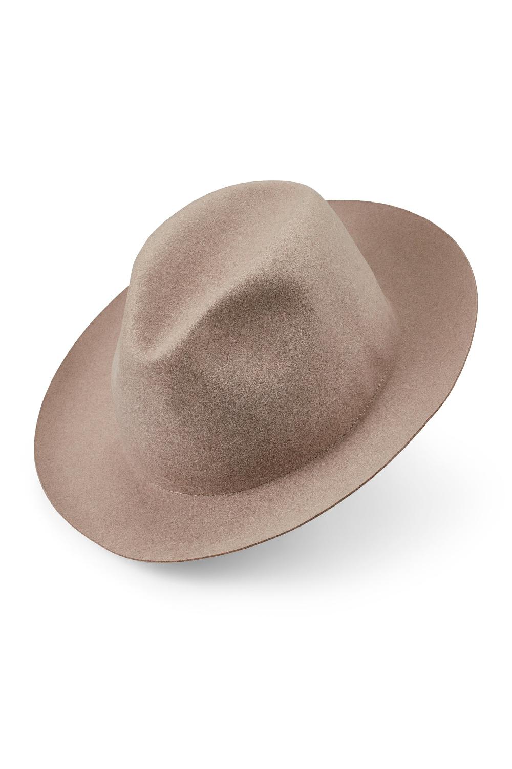 Lock & Co Hatters Vernon Beige Felt Trilby