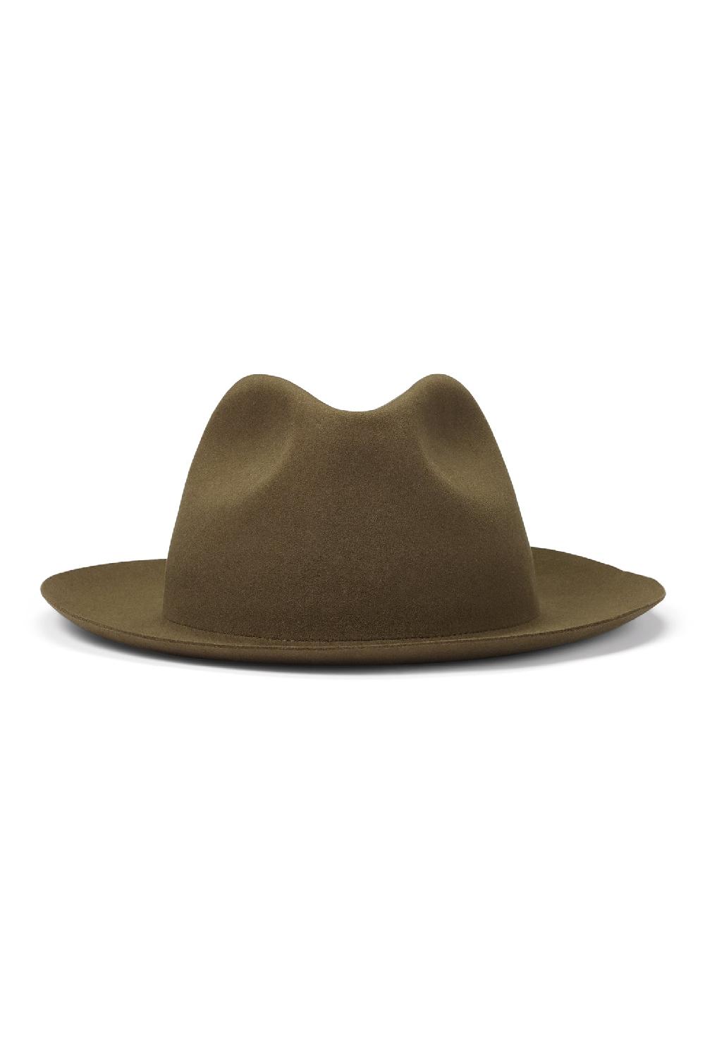 Lock & Co Hatters Vernon Olive Felt Trilby
