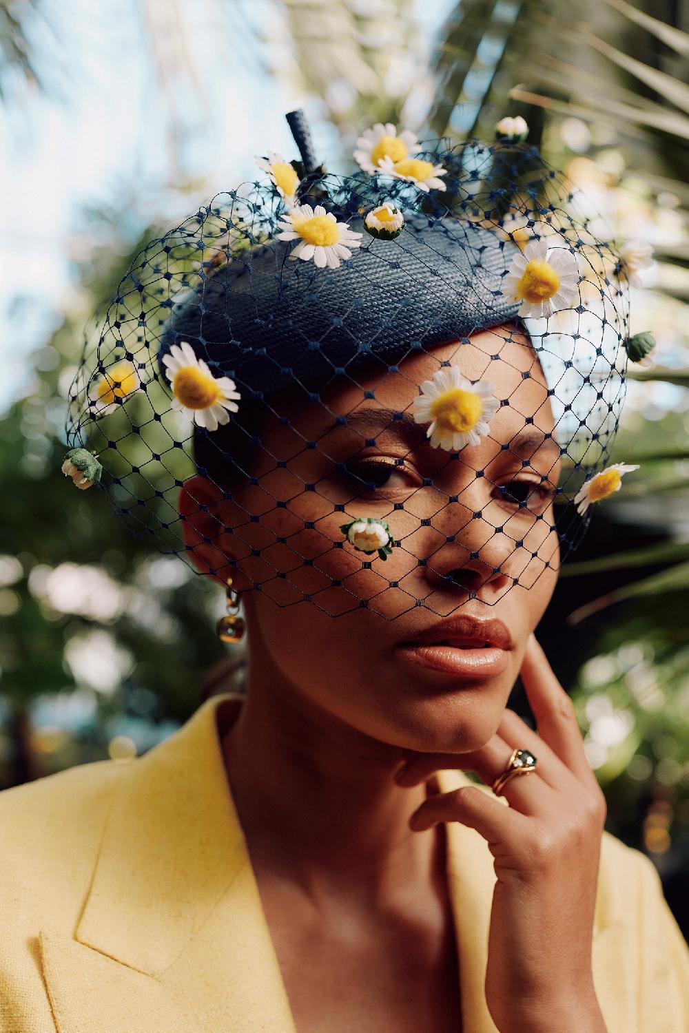 Lock & Co Hatters Victoria Parasisal Straw Beret