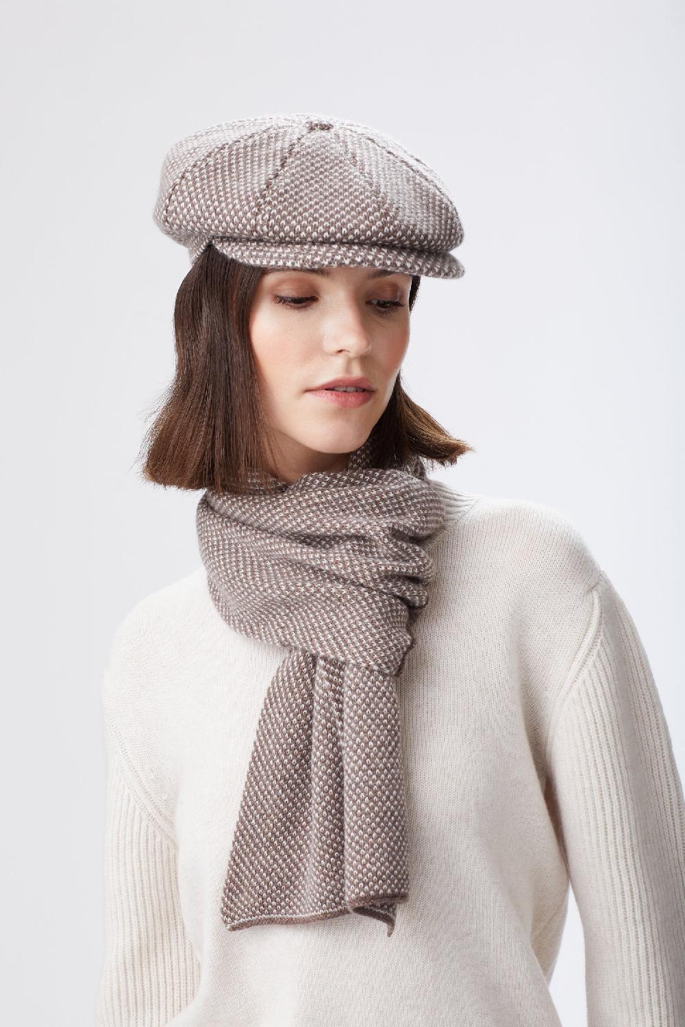 Lock & Co Hatters Whitebridge Cashmere Bakerboy Cap