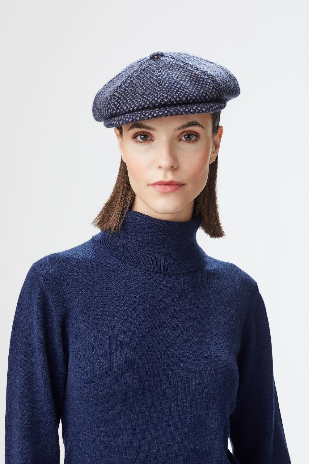 lock & co hatters Whitebridge Cashmere Bakerboy Cap