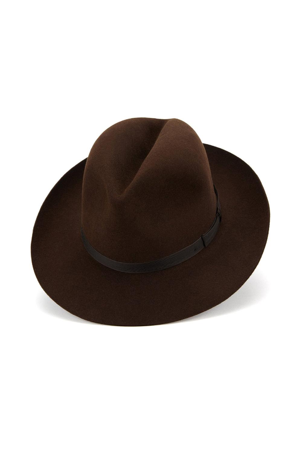Lock & Co Hatters York Brown Felt Fedora