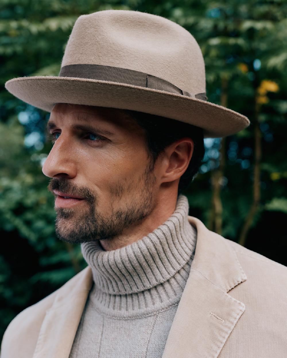 Lock & Co Hatters Marquee Beige Melusine Cashmere Trilby