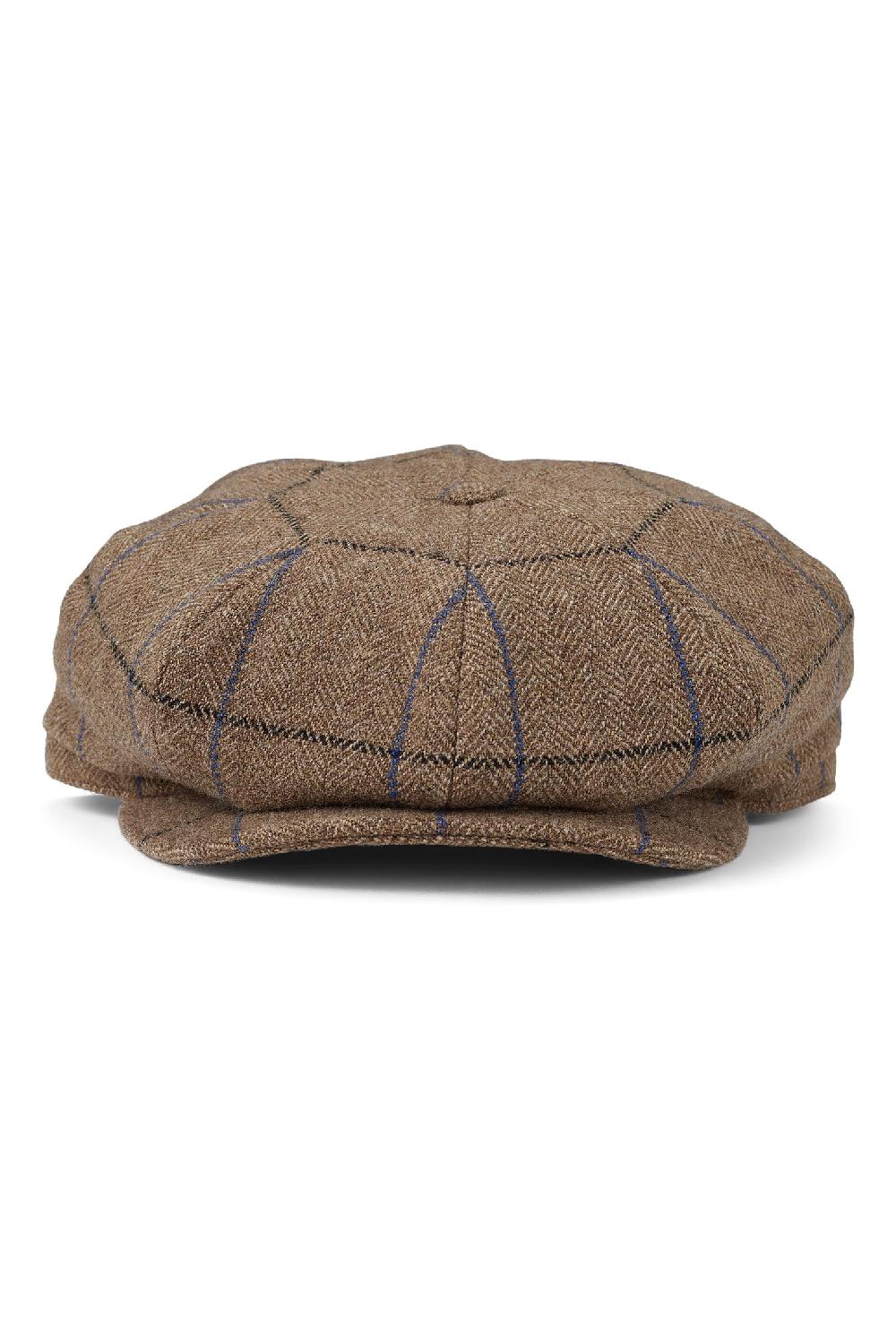 Lock & Co Hatters Qest Tremelo Bakerboy Cap In Brown Wool
