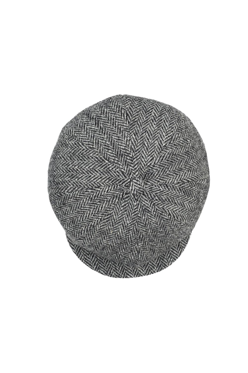 Lock & Co Hatters Sandwich Bakerboy Cap In A Pure Wool