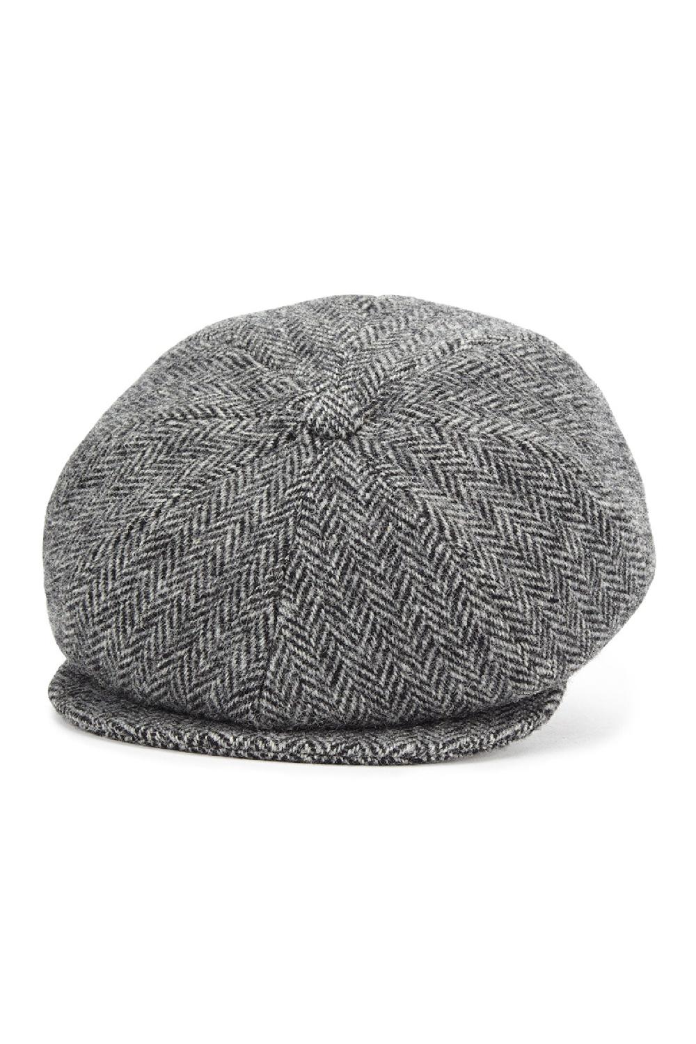 Lock & Co Hatters Sandwich Bakerboy Cap In A Pure Wool