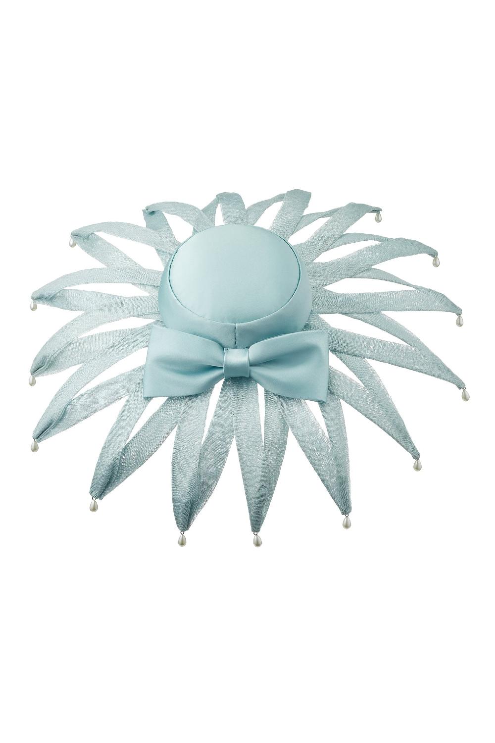 Lock & Co Hatters Sencha Duck Egg Satin Wide Brim Hat