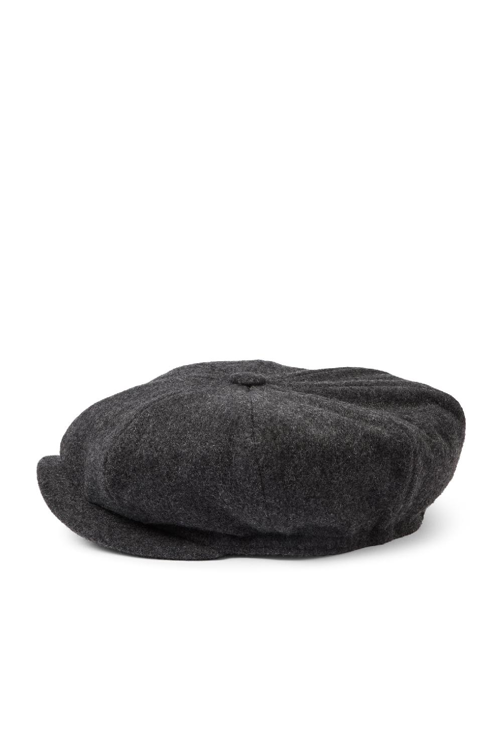Lock & Co Hatters Snowdon Bakerboy Cap In Grey Cashmere
