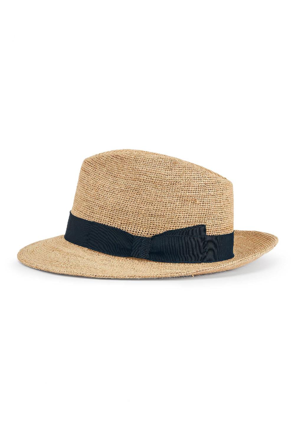 Lock & Co Hatters St Louis Crocheted Straw Trilby Hat