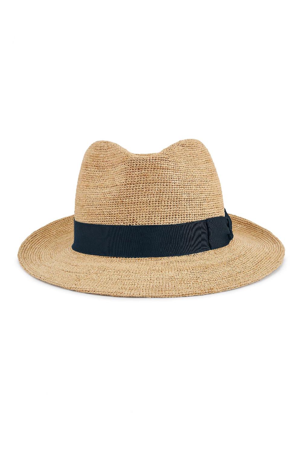 Lock & Co Hatters St Louis Crocheted Straw Trilby Hat