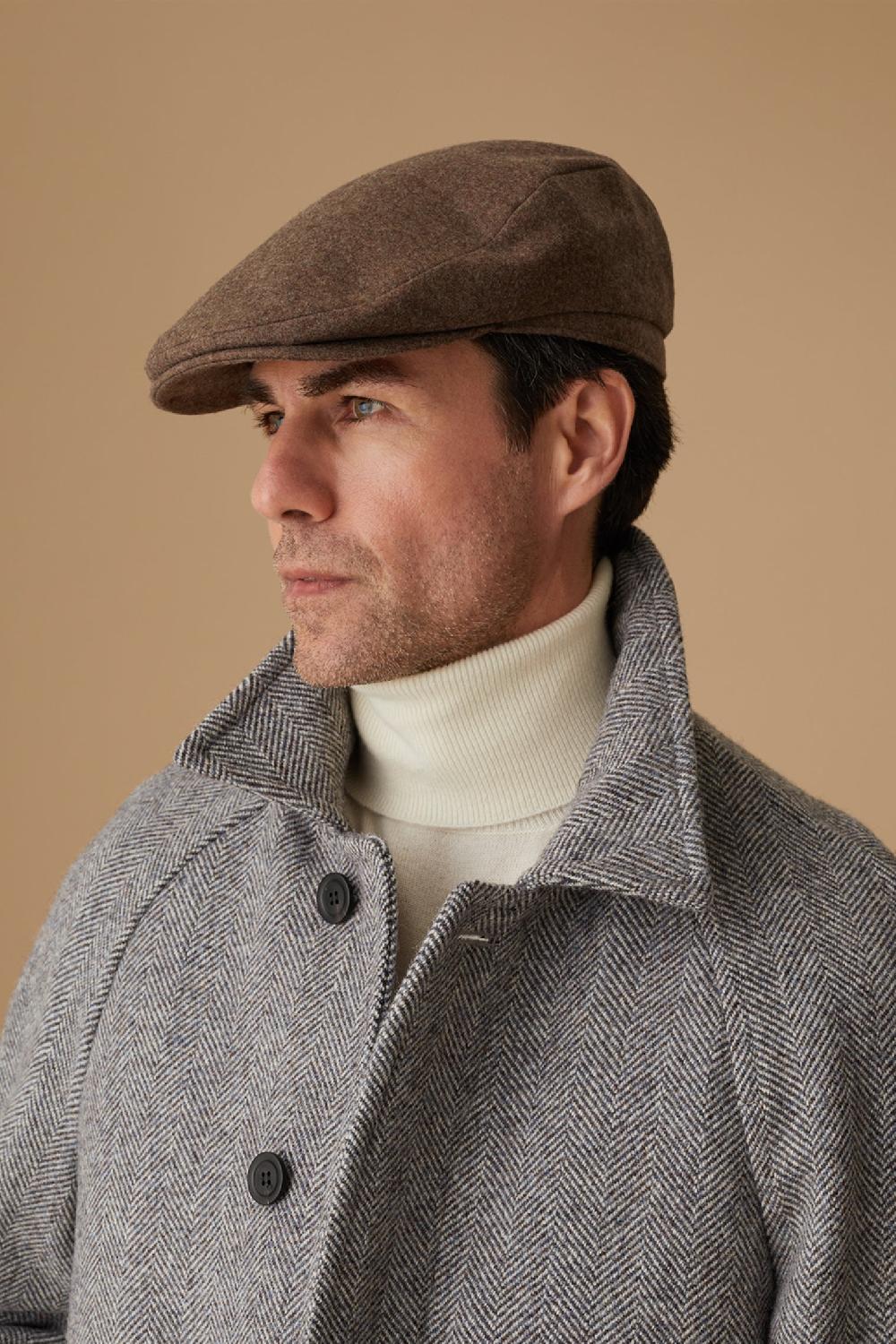 lock & co hatters The Auric Anniversary Edition Wool Flat Cap