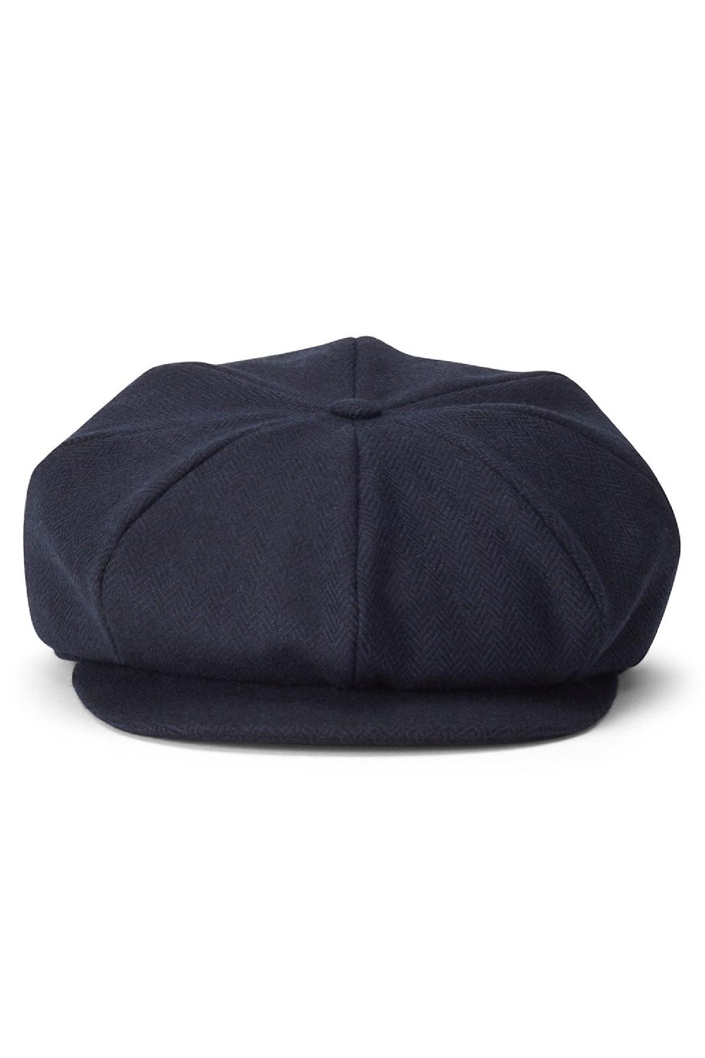 Lock & Co Hatters The Sixty Bakerboy Cap In Navy Escorial Wool