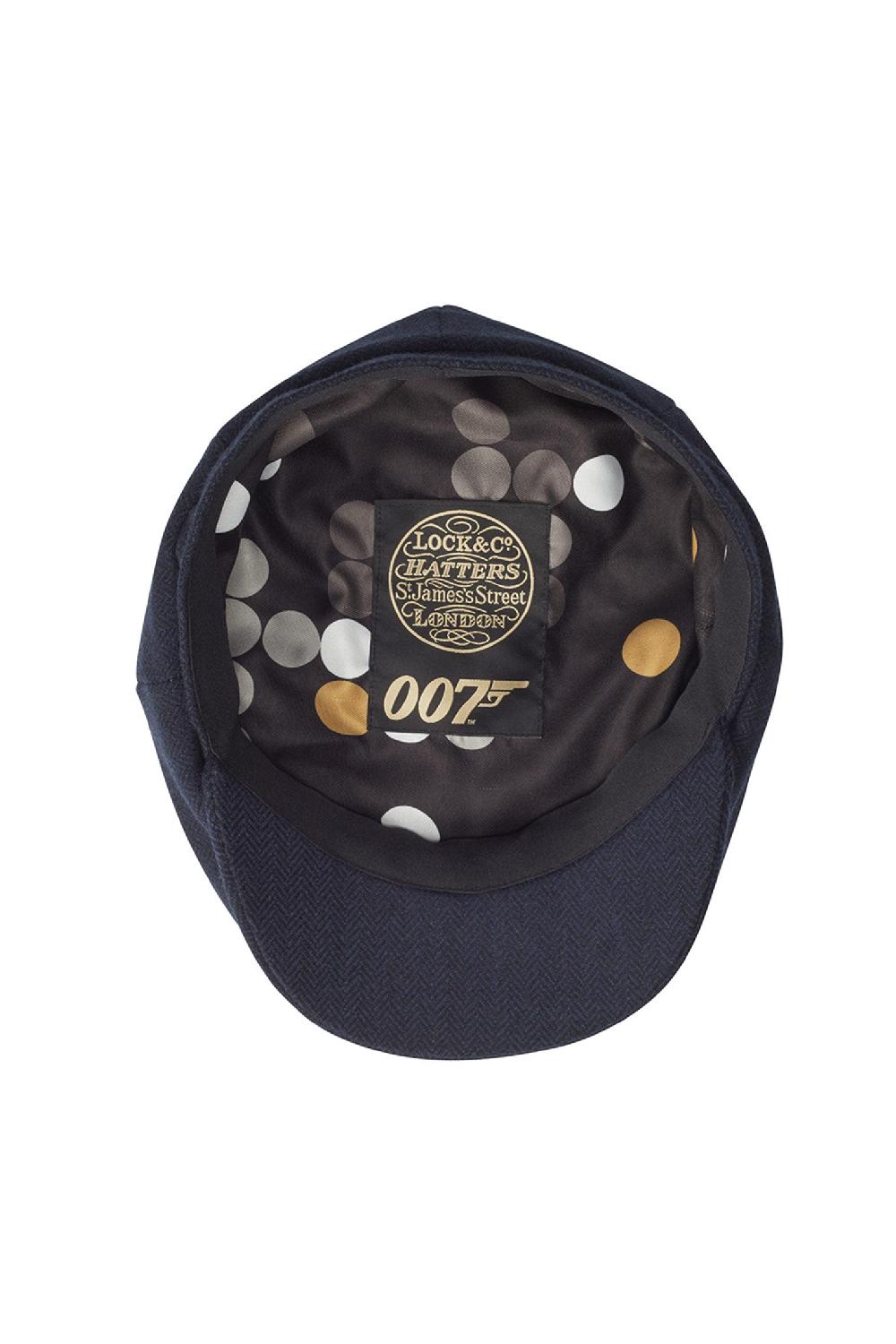Lock & Co Hatters The Sixty Bakerboy Cap In Navy Escorial Wool