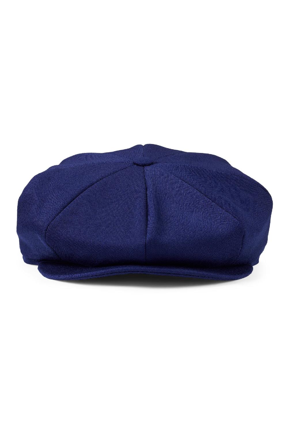 Lock & Co Hatters Tremelo Dark Blue Wool Bakerboy Cap