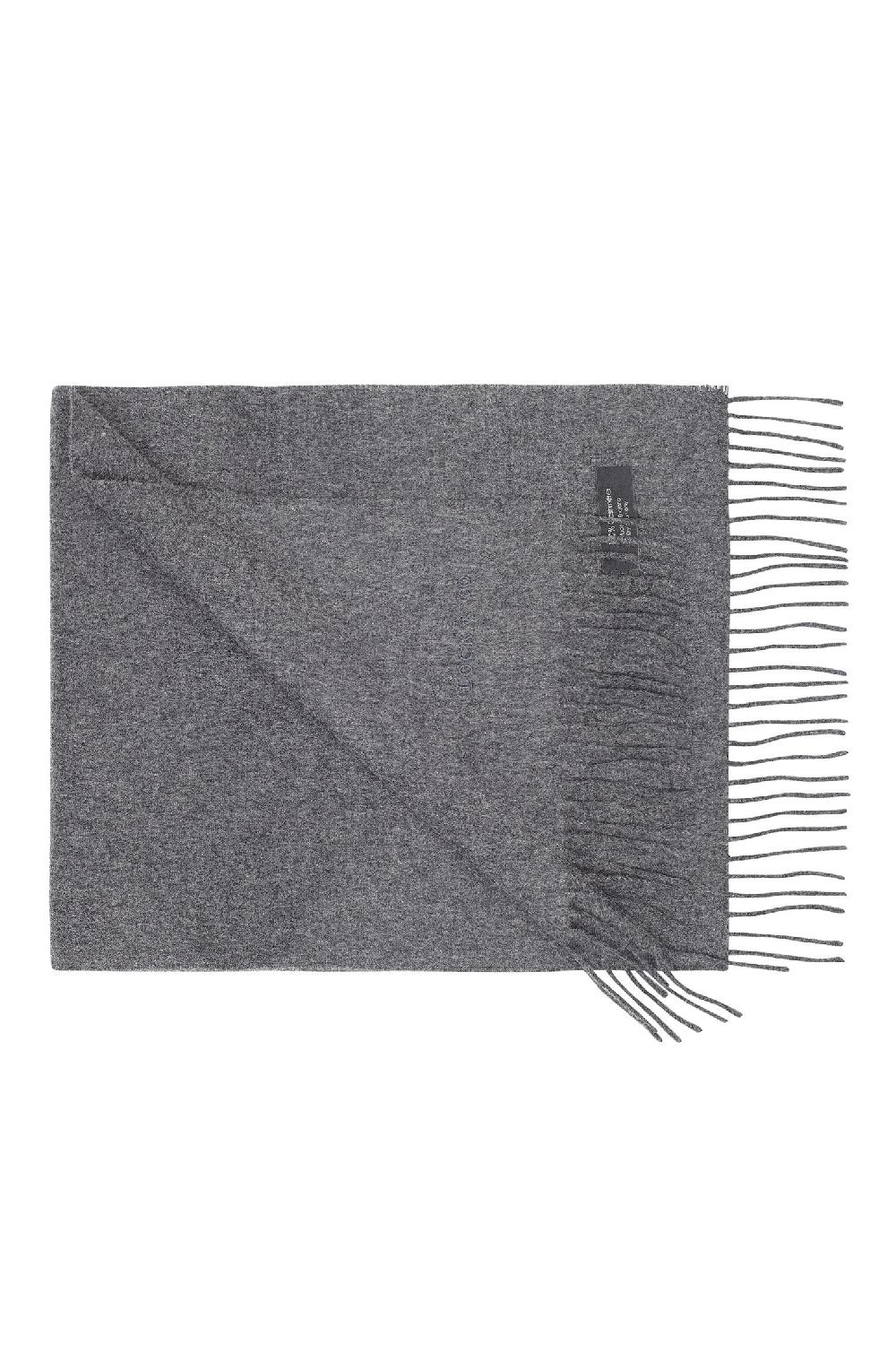 Lock & Co Hatters Unisex Cashmere Scarf With A Soft Fringed Edging