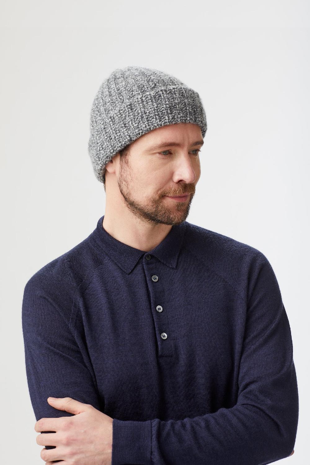 Lock & Co Hatters Unisex Lock X Joe Watchman Beanie In Grey Cashmere