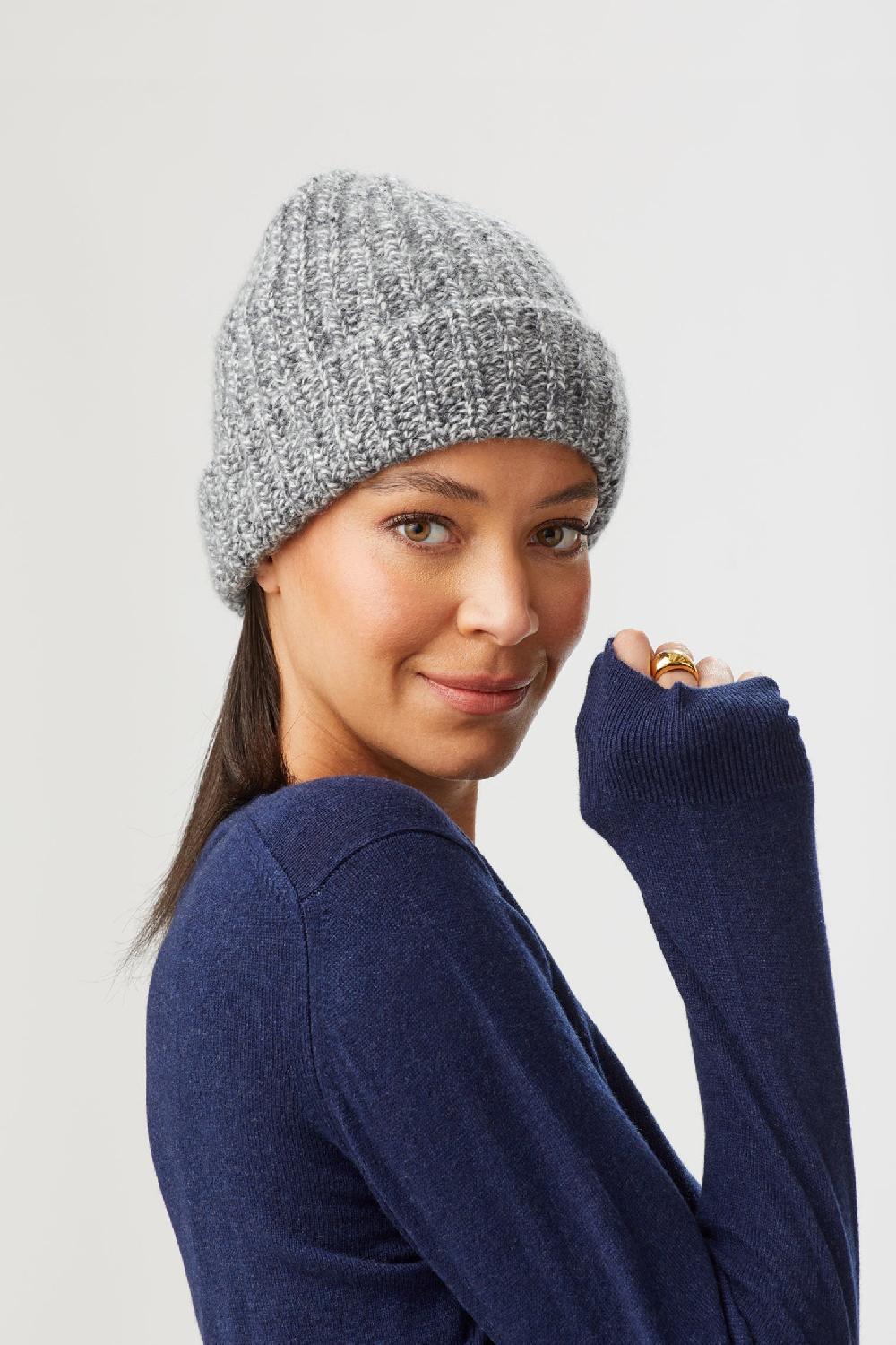 Lock & Co Hatters Unisex Lock X Joe Watchman Beanie In Grey Cashmere