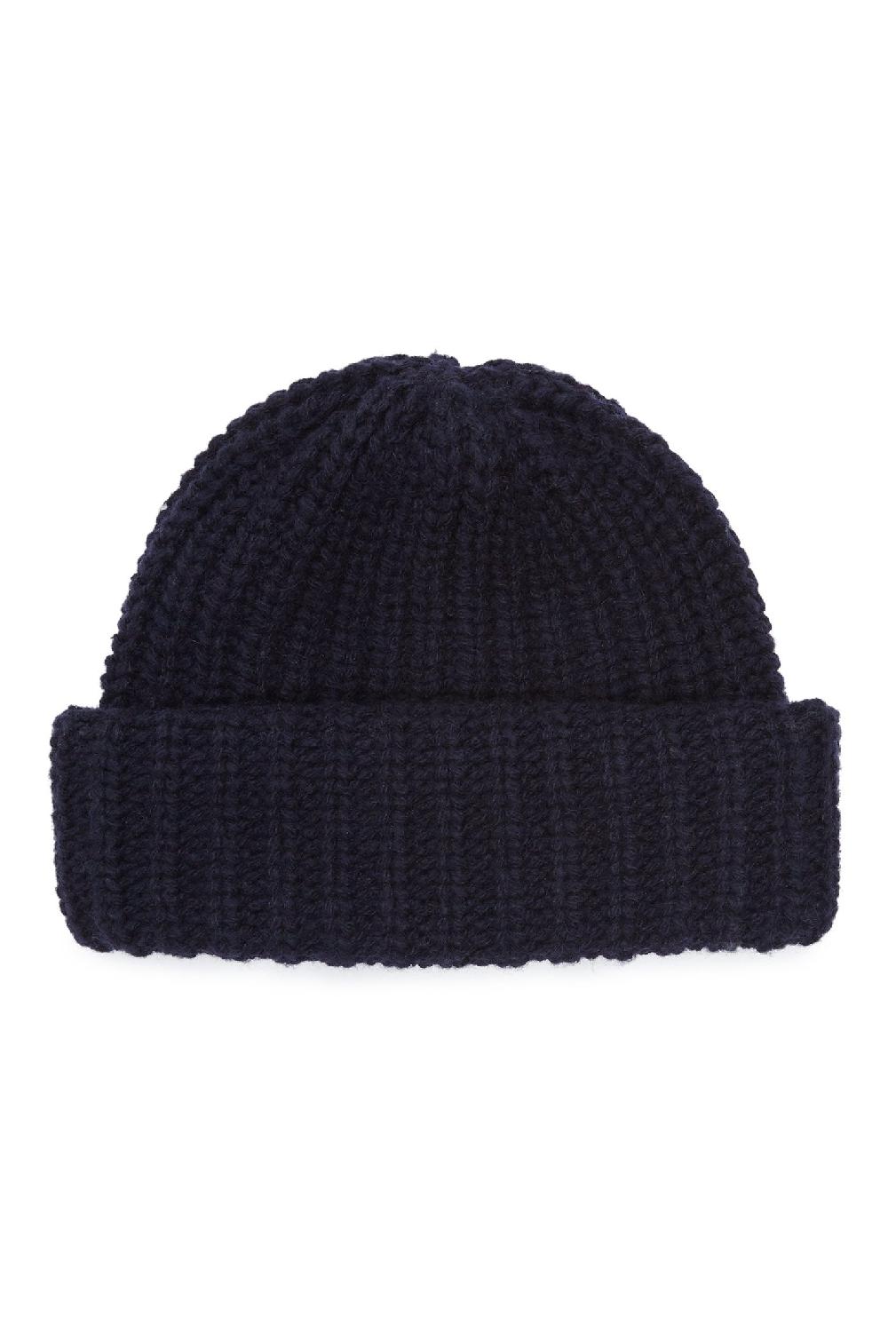 lock & co hatters Unisex Lock x Joe Watchman Beanie In Navy Cashmere