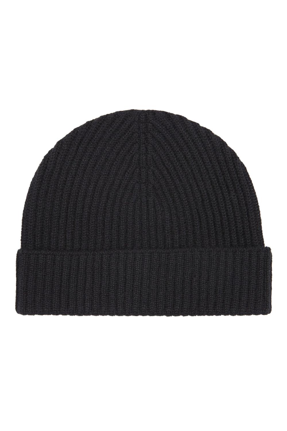 lock & co hatters Unisex Ski Beanie In Black Cashmere