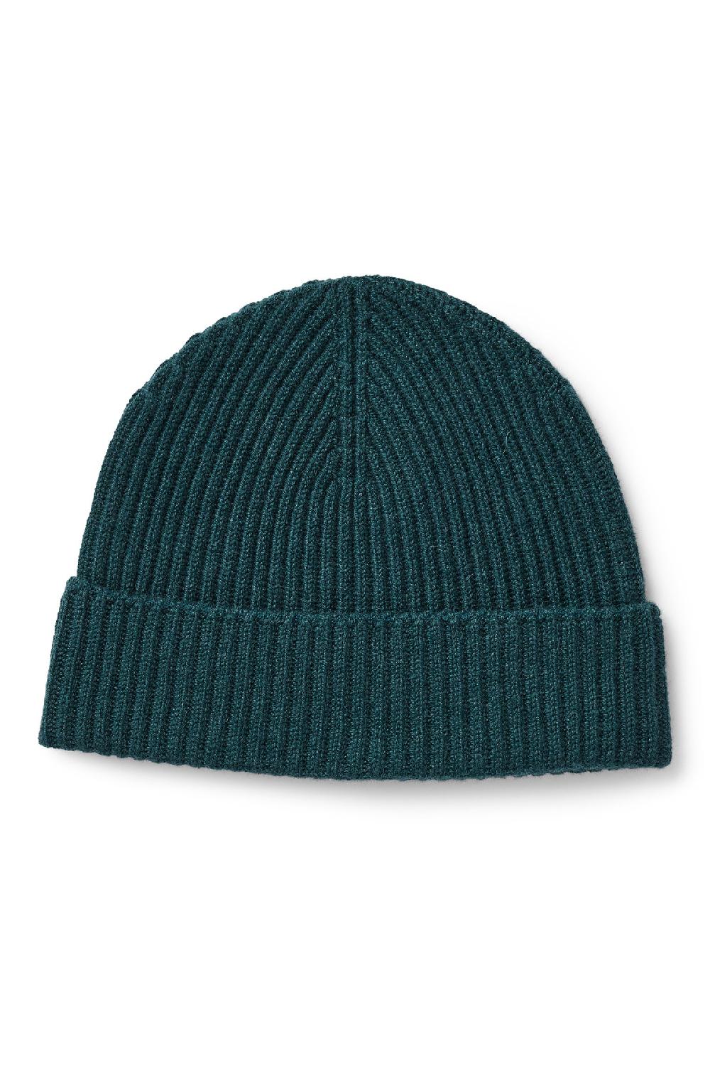 lock & co hatters Unisex Ski Beanie In Green Cashmere