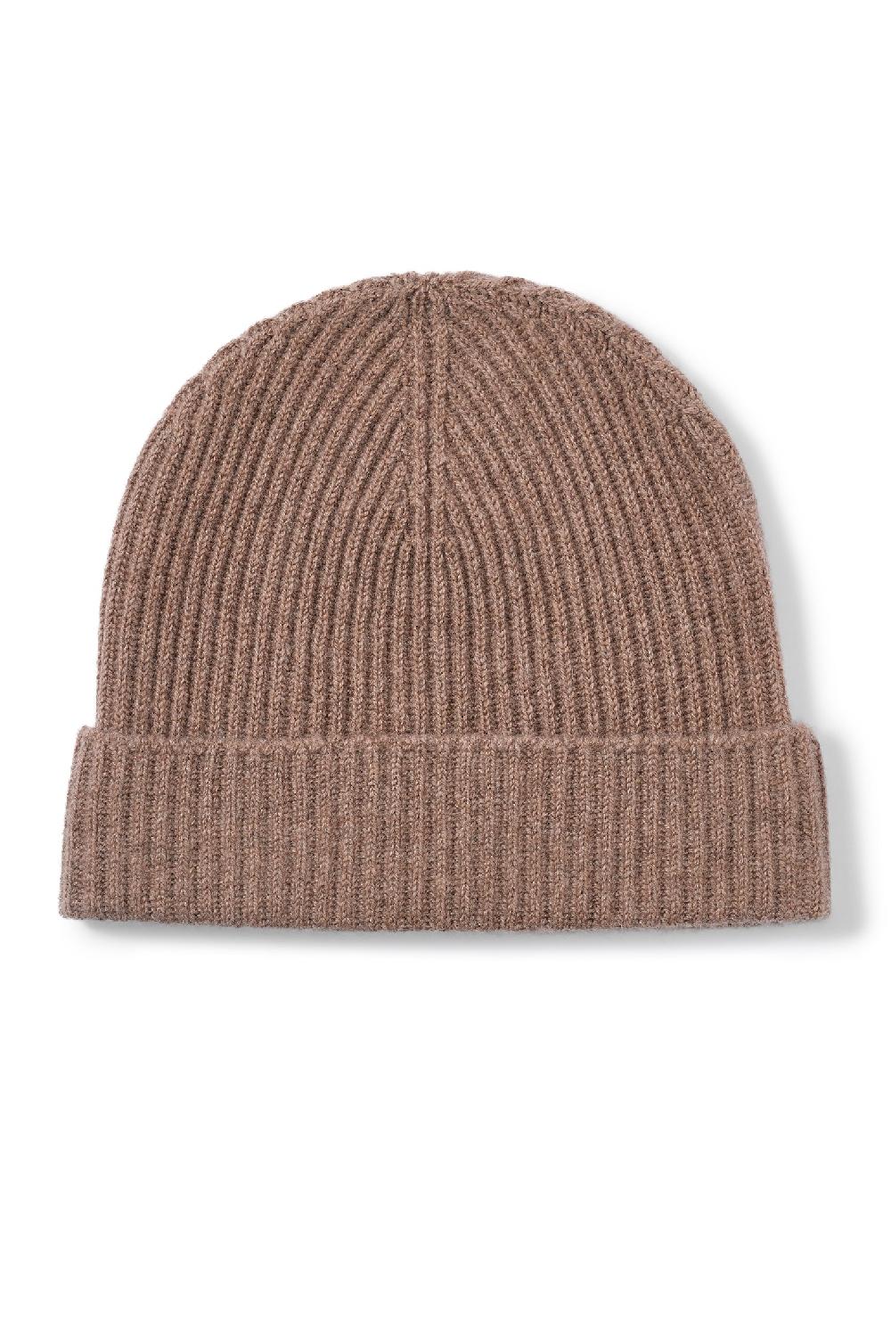 lock & co hatters Unisex Ski Beanie In Taupe Cashmere