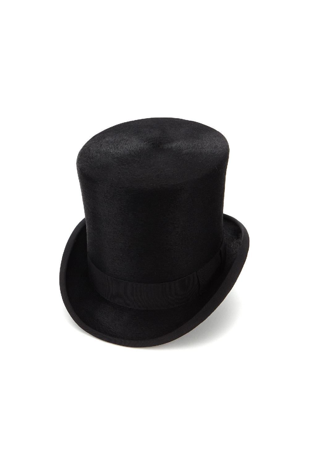 lock & co hatters Westminster Black High Crown Felt Top Hat