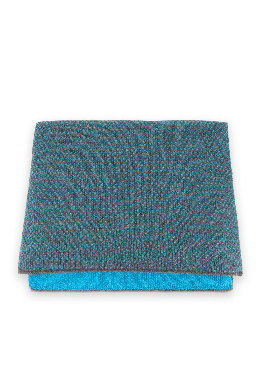 Lock & Co Hatters Whitebridge Turquoise Cashmere Neck Warmer