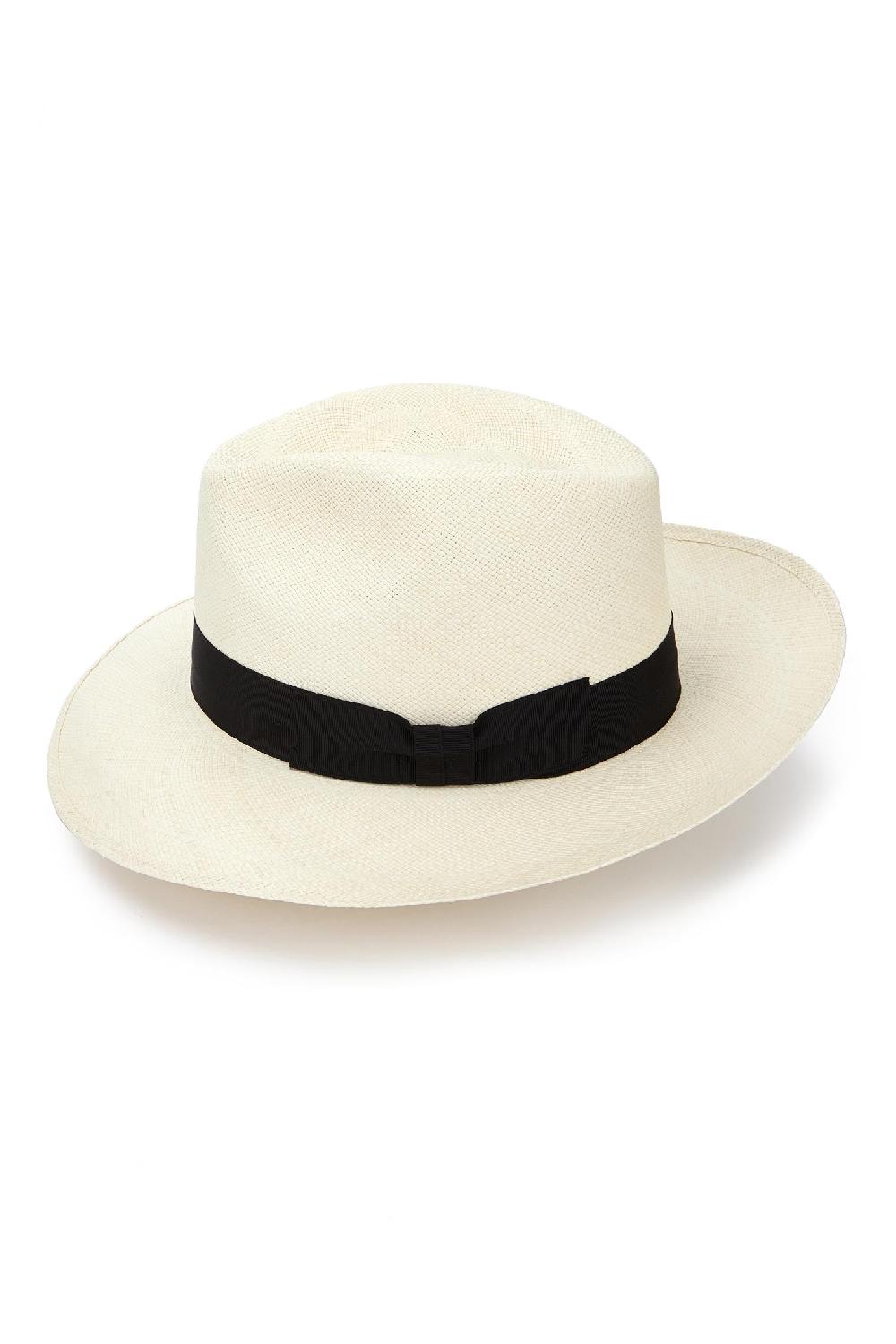 Lock & Co Hatters Wide Brim Panama Toquilla Straw Hat